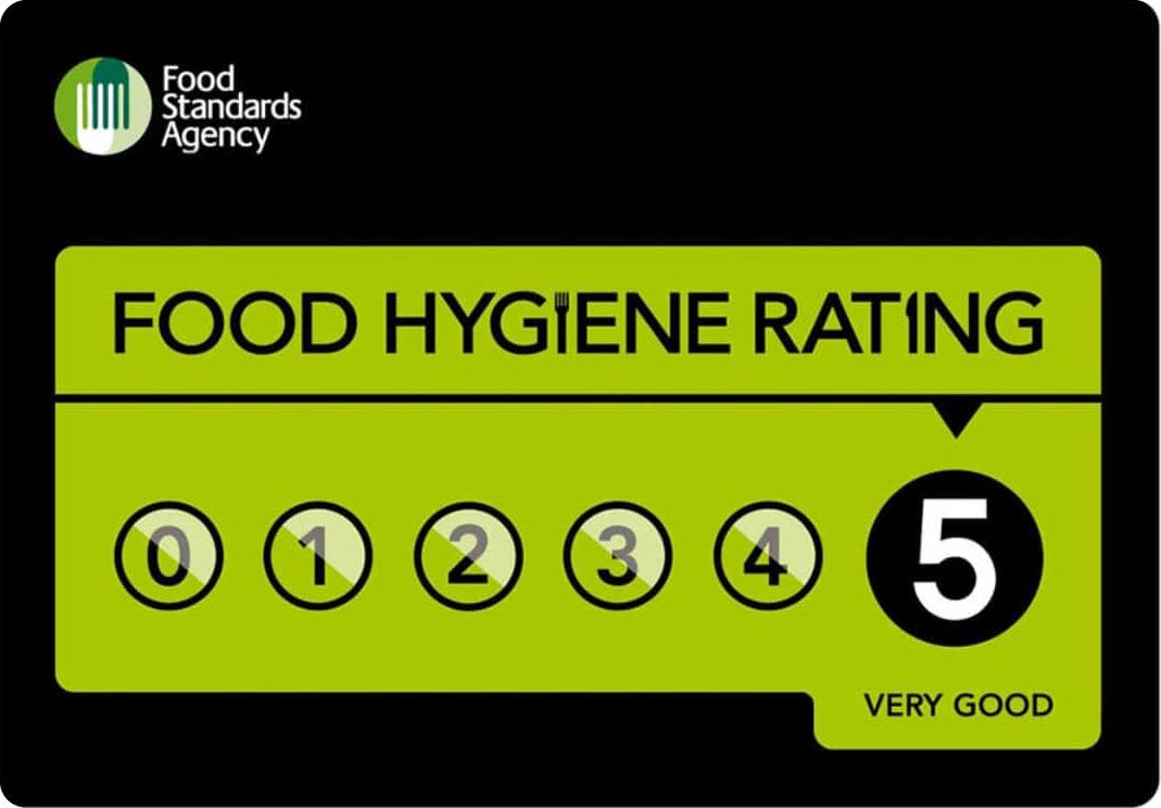 Food Hygiene Rating: 5 — Very Good (Food Standards Agency)